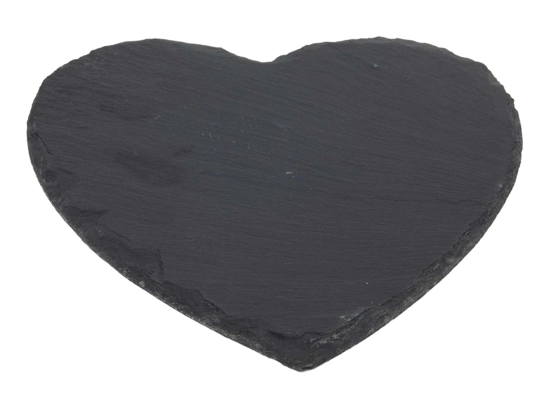 Serveerplank leisteen hart 15x15cm