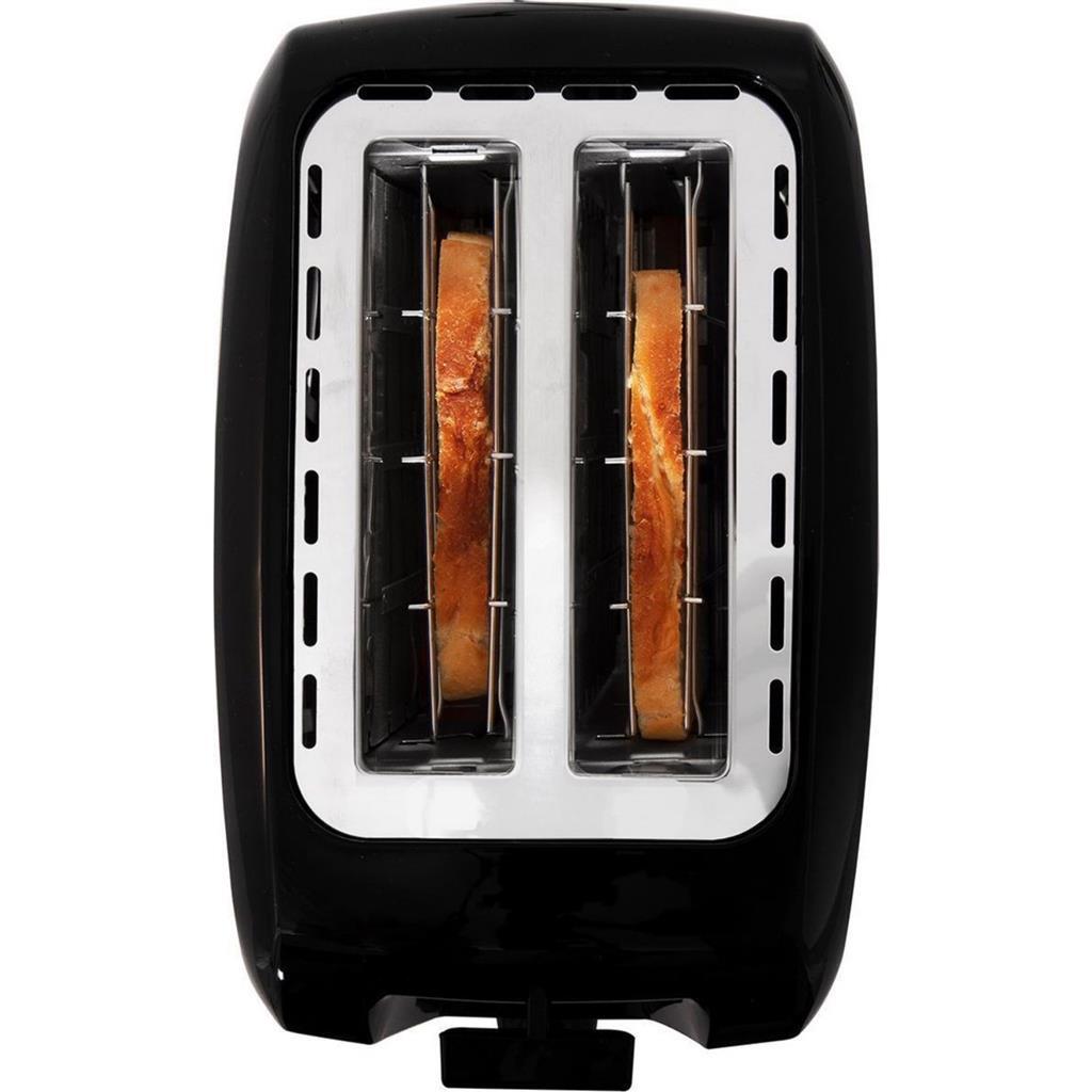 Tomado TBT2001B Toaster, schwarzer Edelstahl