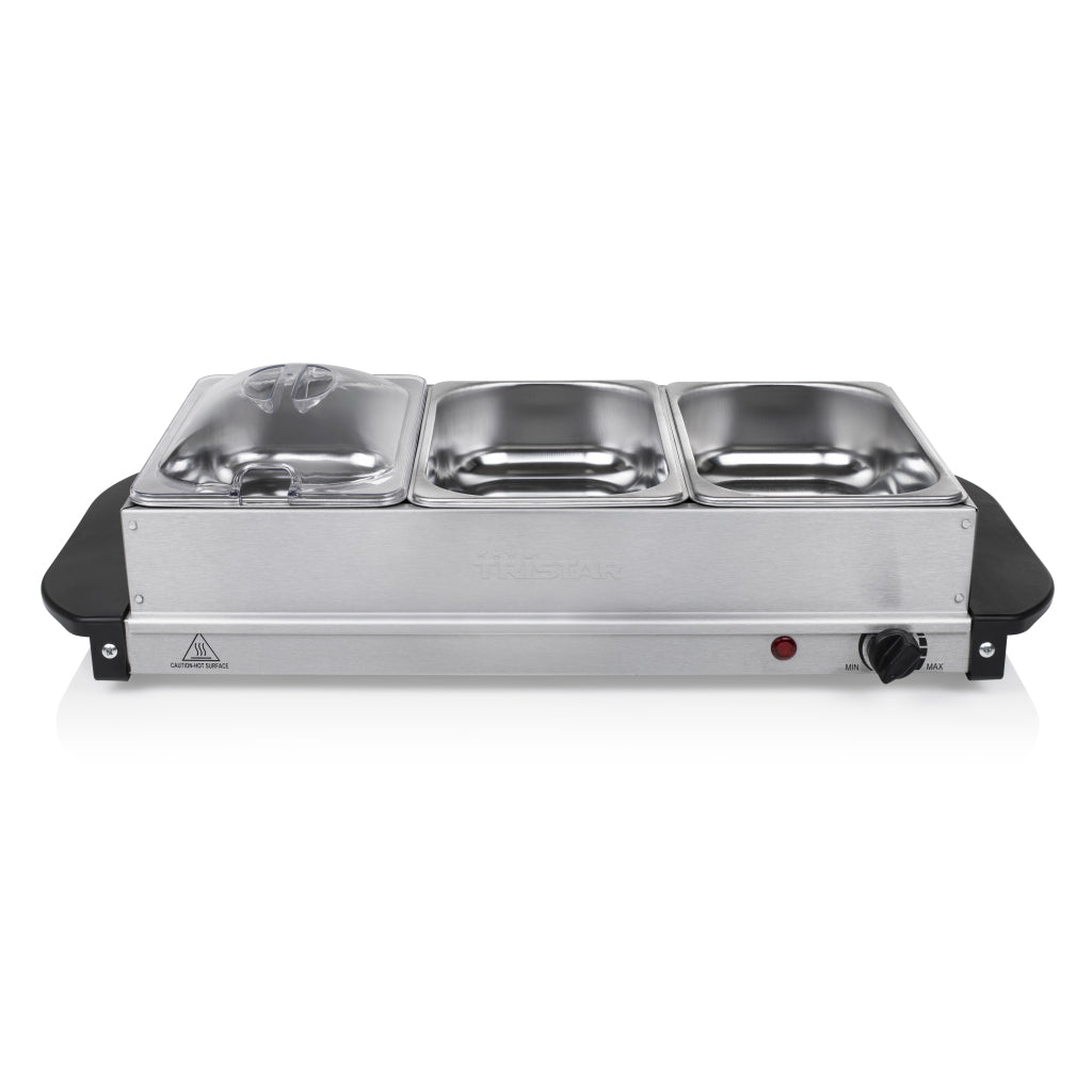 Tristar buffetwarmer 3x1,4l bp-6283