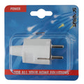 Scanpart-Stecker mit ra, PVC weiß