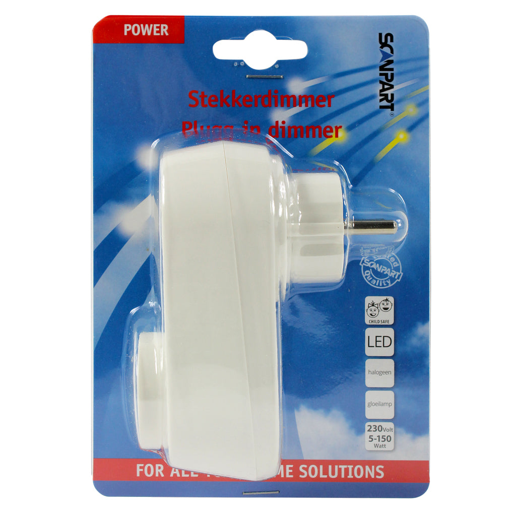 Scanpart Universal-Steckdosen-Dimmer für LEDs, 5-150 W