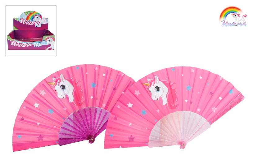 Unicorn waaier 23cm