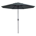Madison Sonnenschirm Paros II Luxus 300 cm Grau
