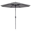 Madison Parosol Paros II Luxus 300 cm Hellgrau