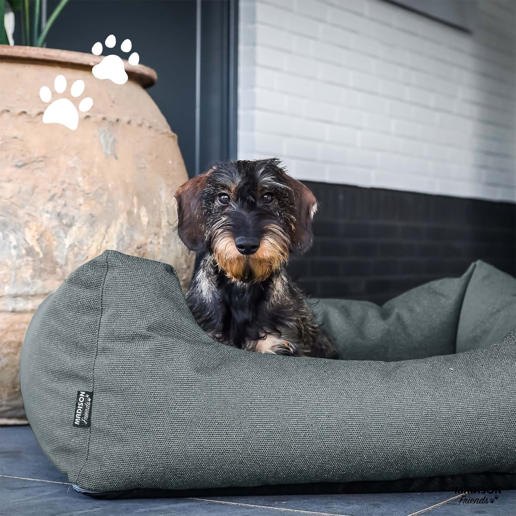 Madison Outdoor-Hundebett Manchester 80x67x22 cm grau
