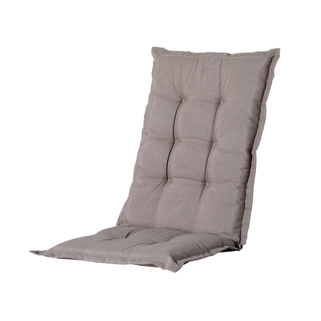 Madison -Stuhlkissen mit hohem Basic 123x50 cm Taupe