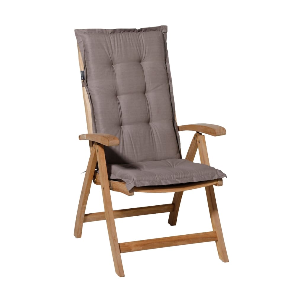 Madison -Stuhlkissen mit hohem Basic 123x50 cm Taupe