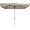 Madison parasol delos luxe 300x200 cm pac5p016 ecru