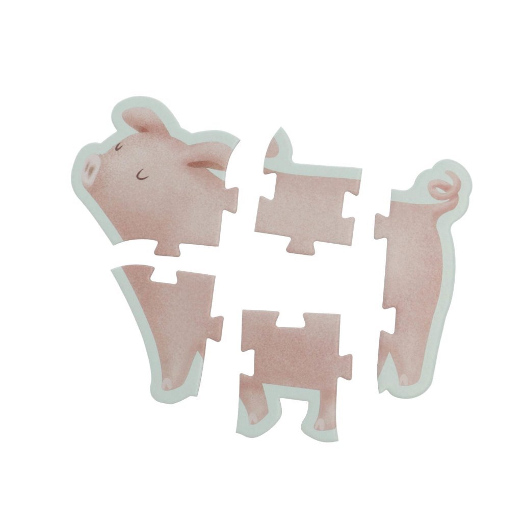 Little dutch tiamo little farm 6 in 1 puzzel fsc