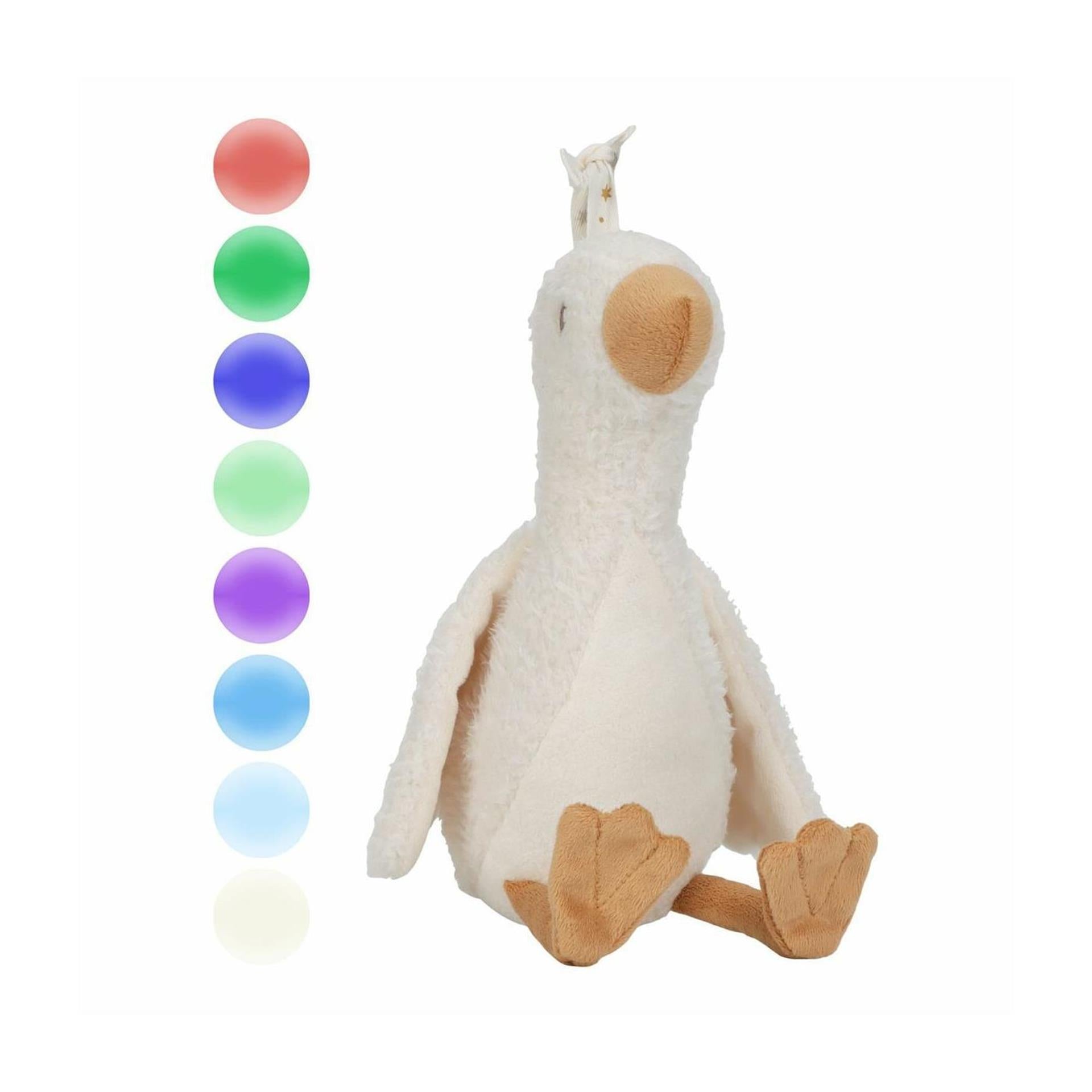 Little dutch newborn naturals knuffelgans licht geluid
