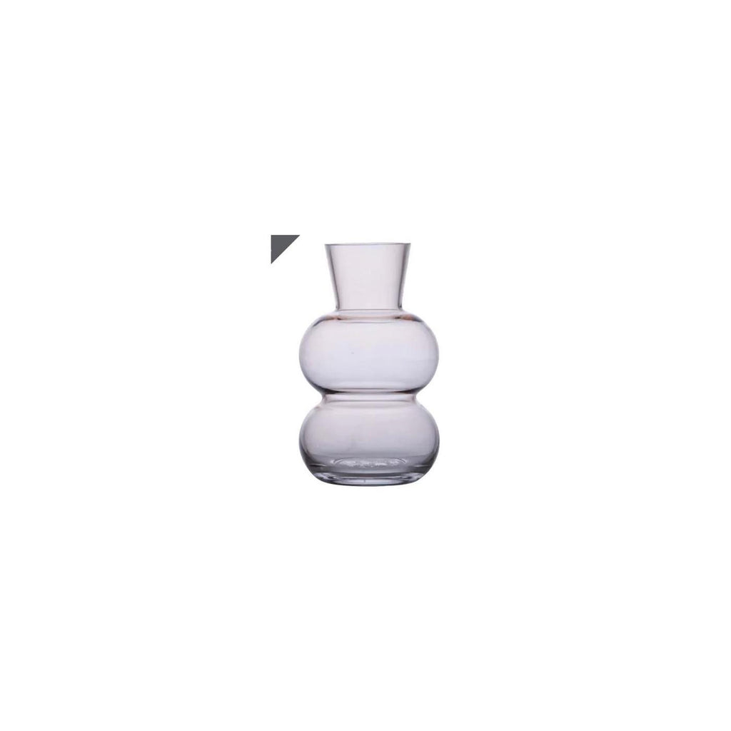 B-living vaas glas amalia ø12x20cm beige
