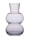 B-living vaas glas amalia ø12x20cm beige