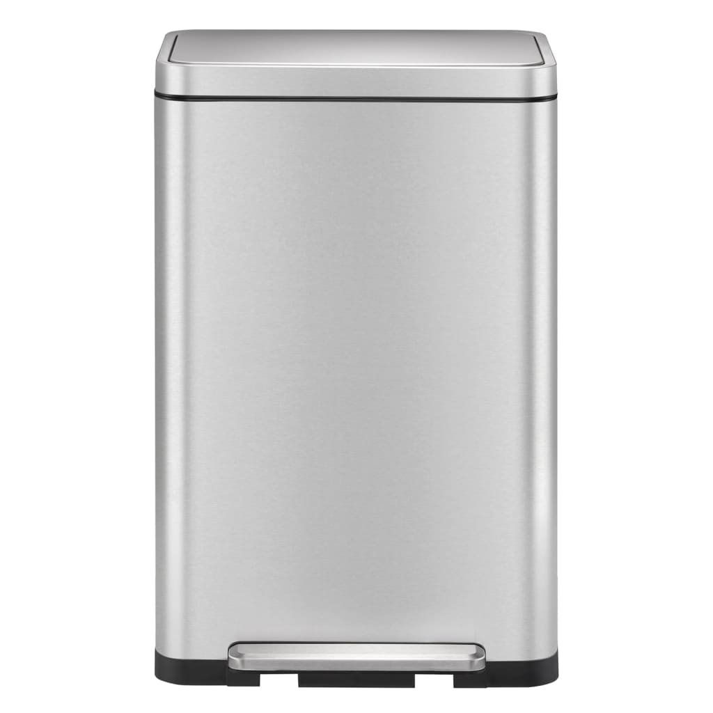 EKO EKO Treteimer X-Cube 30 l Matte silberne Verkleidung