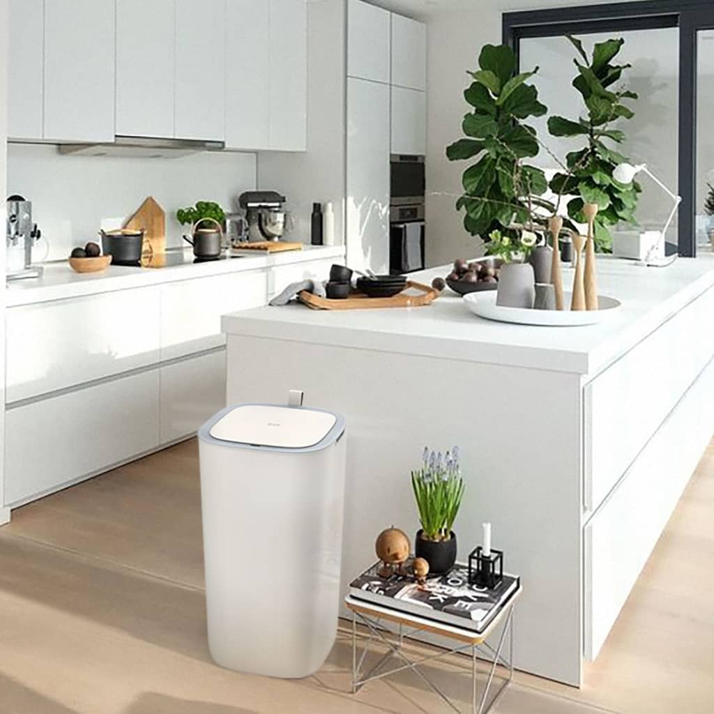 EKO Abfalleimer mit Sensor Morandi 30 l weiß