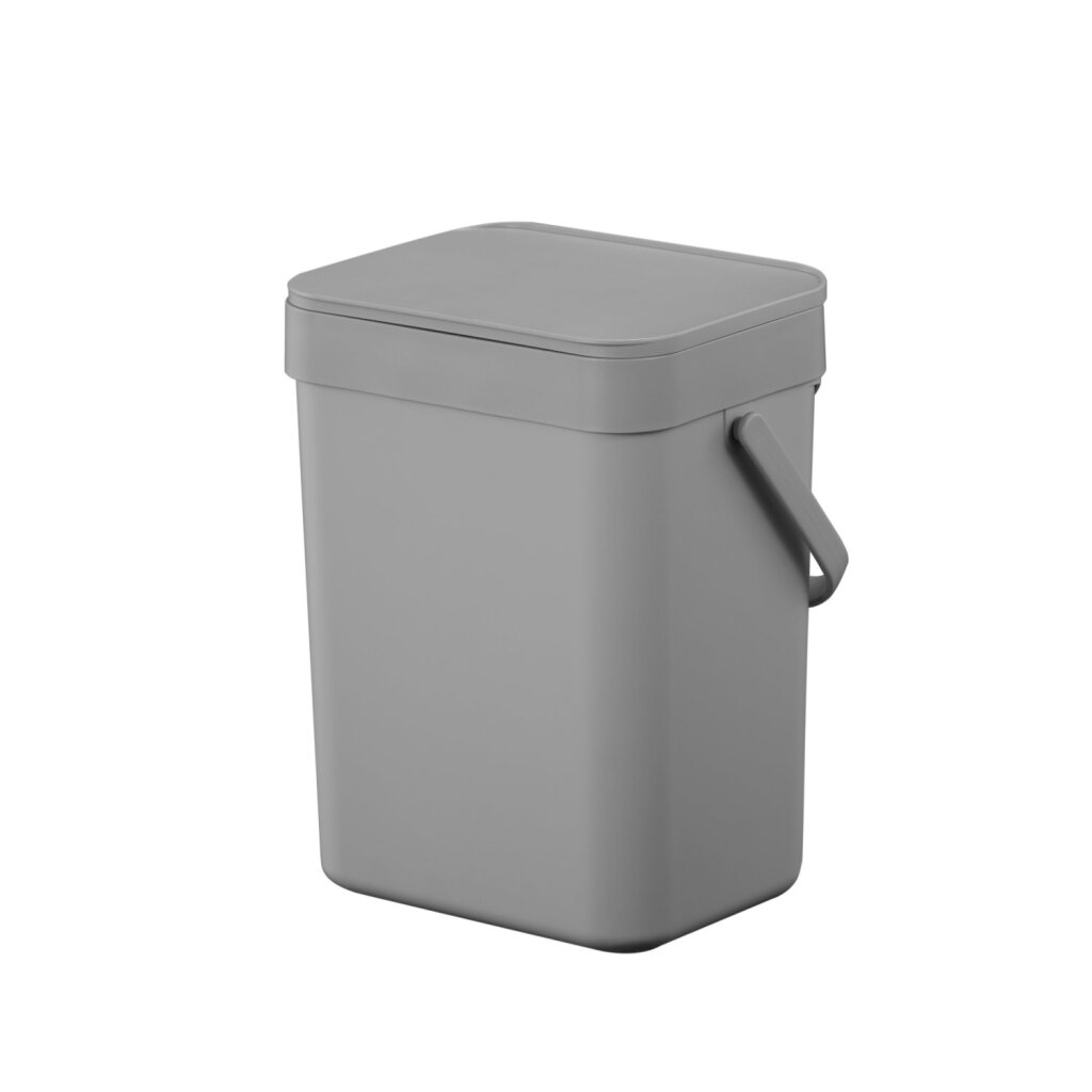 Eko puro ii 5l afvalemmer grijs | 2 stuks
