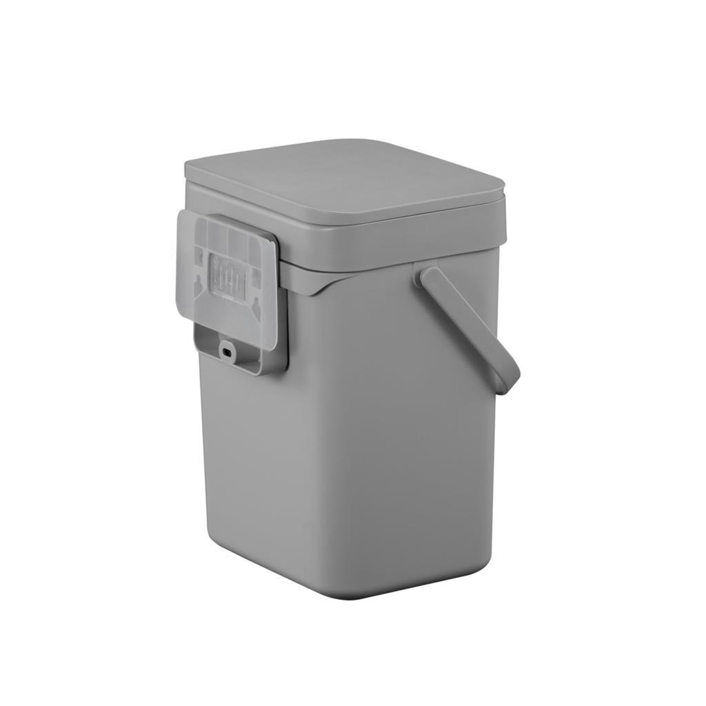 Eko puro ii 5l afvalemmer grijs | 2 stuks