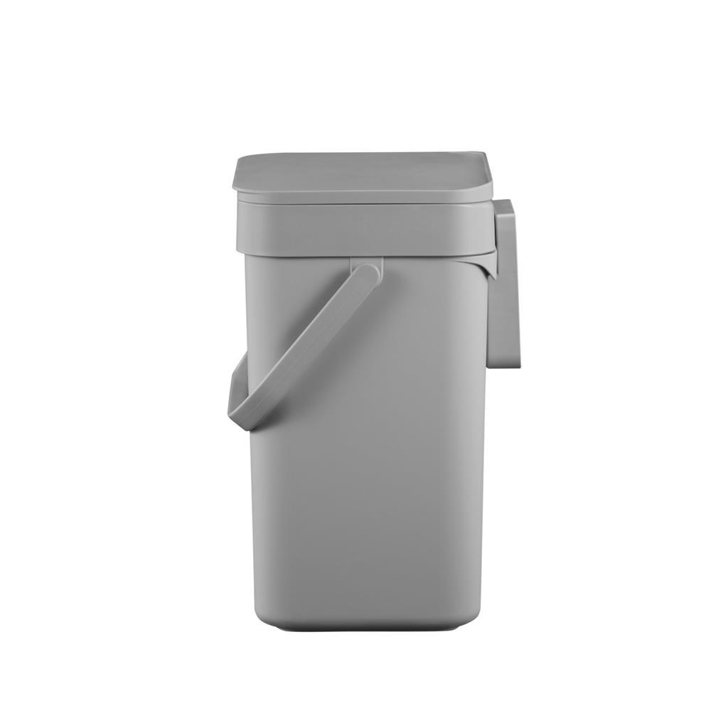 Eko puro ii 5l afvalemmer grijs | 2 stuks