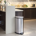 Eko Eko Treteimer Grace 35 l, mattsilberne Verkleidung
