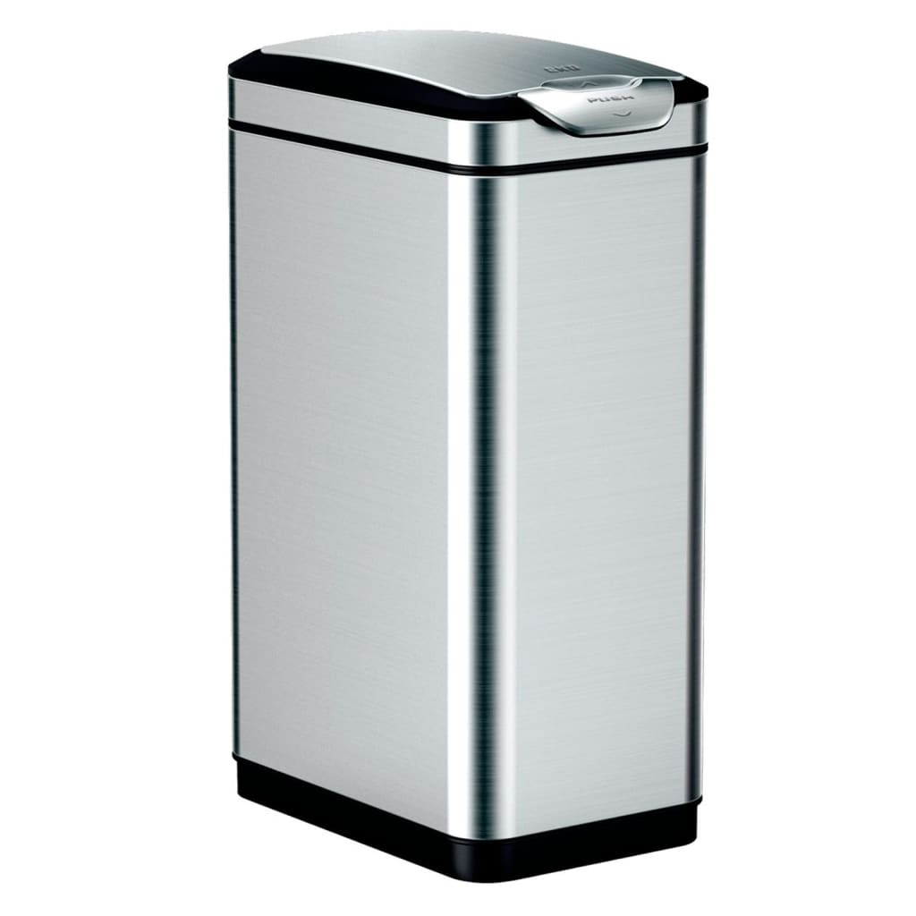 Eko Abfalleimer mit Touch-Bar, Tina, 30 l, mattsilberfarben