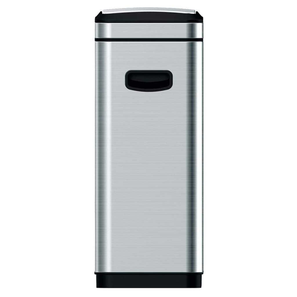 Eko Abfalleimer mit Touch-Bar, Tina, 30 l, mattsilberfarben