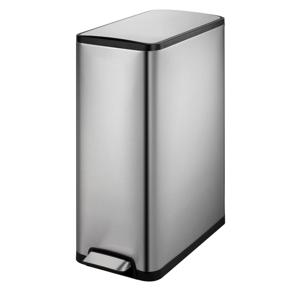 Eko Eko Treteimer Ecoslim 2x20 l Mattsilber groß