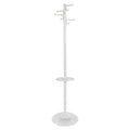 V-Teil-V-Teil-Kleiderregal mit 8 Haken Porzellan 178 cm Weiß