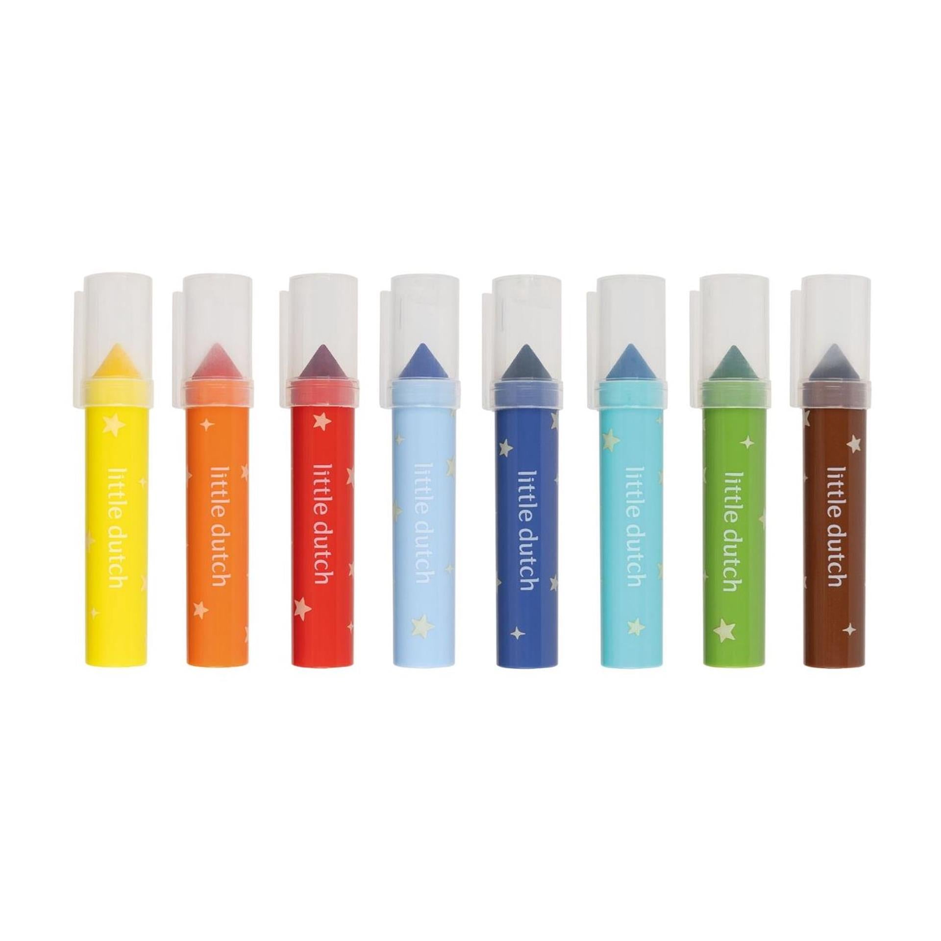 Little dutch jim viltstiften 8 stuks