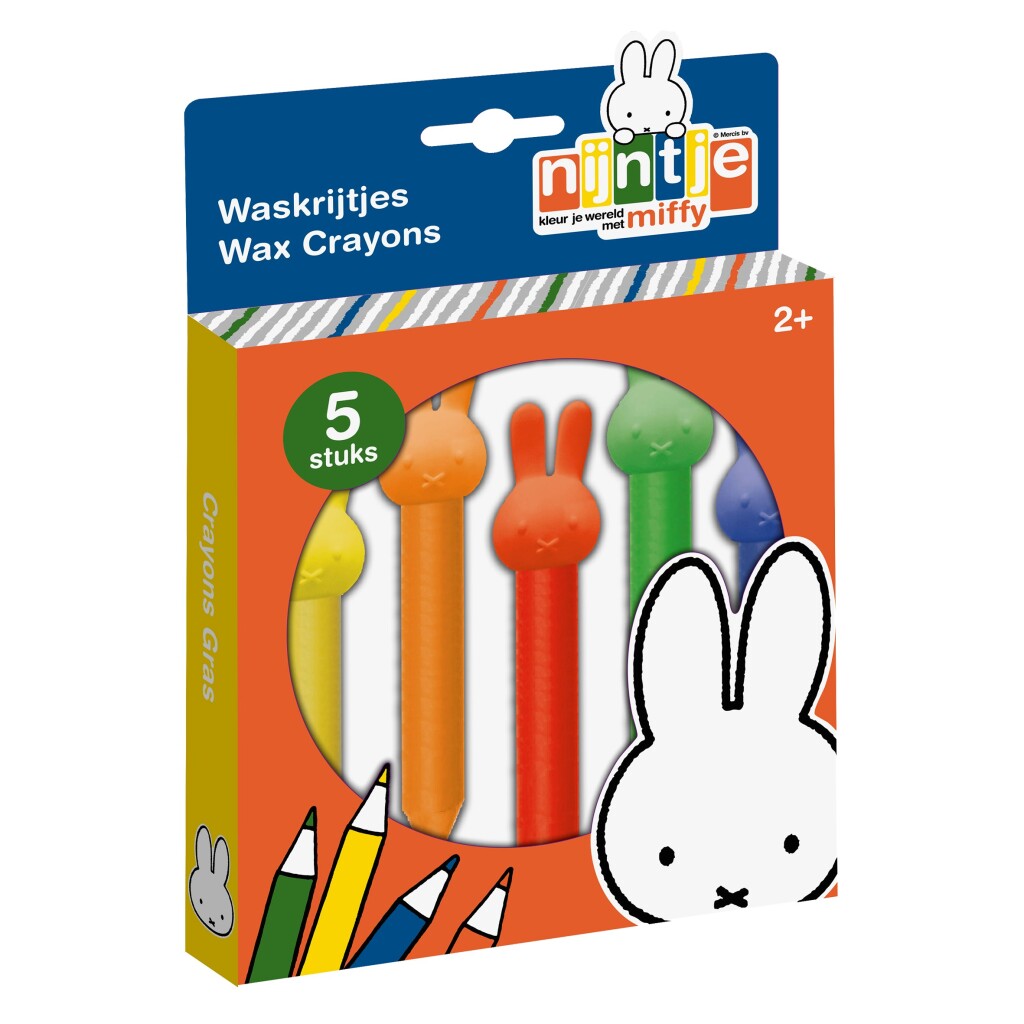 Bambolino toys nijntje waskrijtjes, 5st.