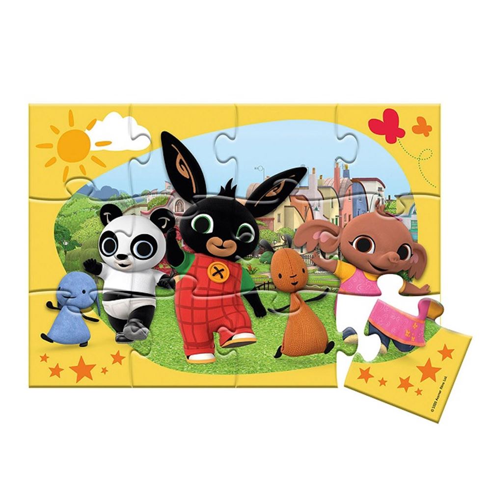 Bing puzzel 2x12 stuk 3+. 27.5x19x5.5 cm