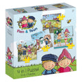 Bambolino Toys Fien und Teun 4in1 Puzzle 4-16 Teile