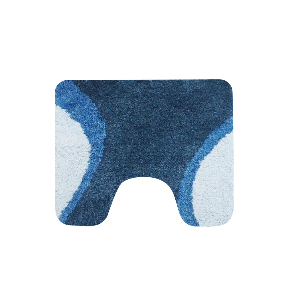 Dutch house metz toiletmat 60x50cm blauw