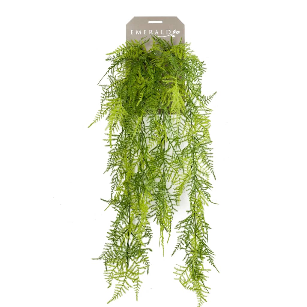 Smaragdgrüne künstliche Zierspargelpflanze, 80 cm