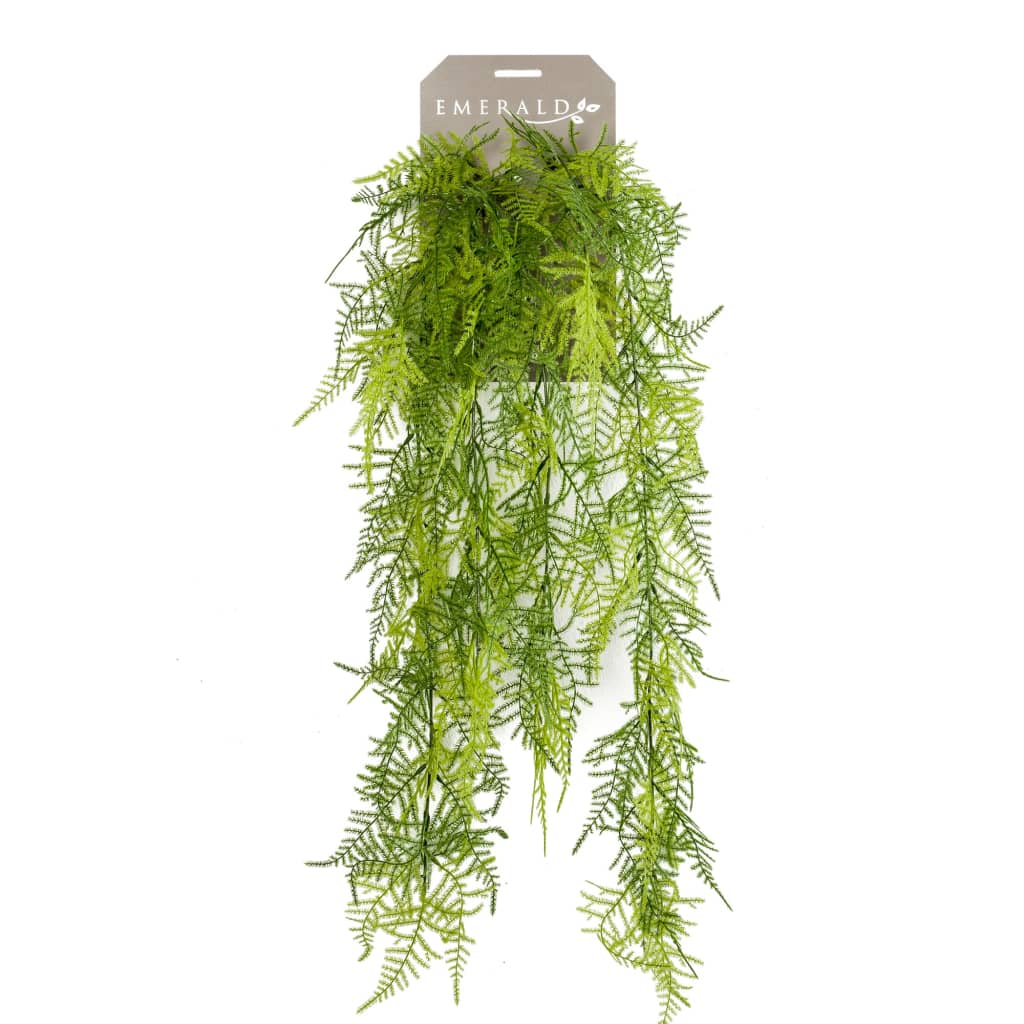 Smaragdgrüne künstliche Zierspargelpflanze, 80 cm