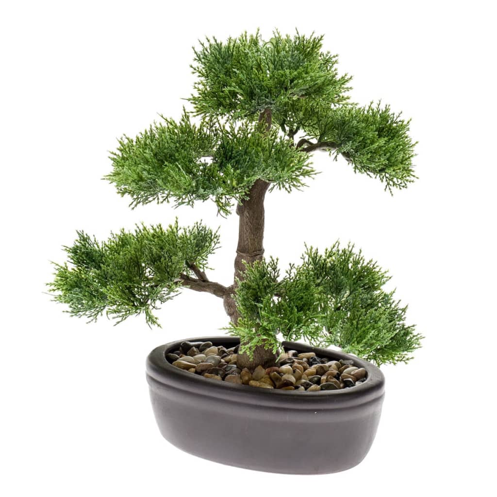 Smaragdgrüner Bonsai aus Zeder, 32 cm, 420001
