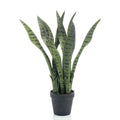 Emerald kunstplant sansevieria in pot 55 cm