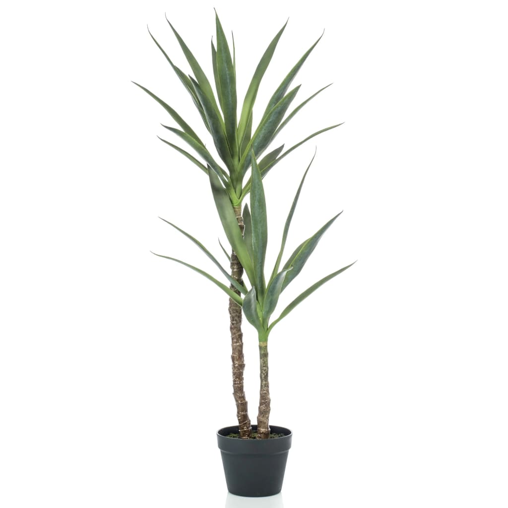 Smaragd-Smaragd-Kunstwerk in Topf-Yucca 110 cm