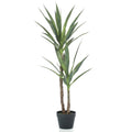 Smaragd-Smaragd-Kunstwerk in Topf-Yucca 110 cm