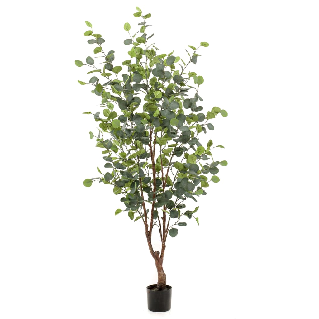 Künstlicher Smaragdbaum im Eukalyptustopf, 140 cm