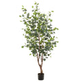 Künstlicher Smaragdbaum im Eukalyptustopf, 140 cm