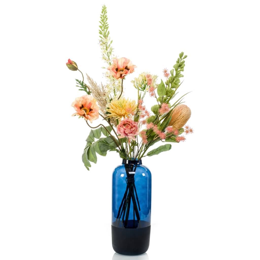 Smaragdgrüner künstlicher Blumenstrauß Nature Vibes XL 100 cm mehrfarbig