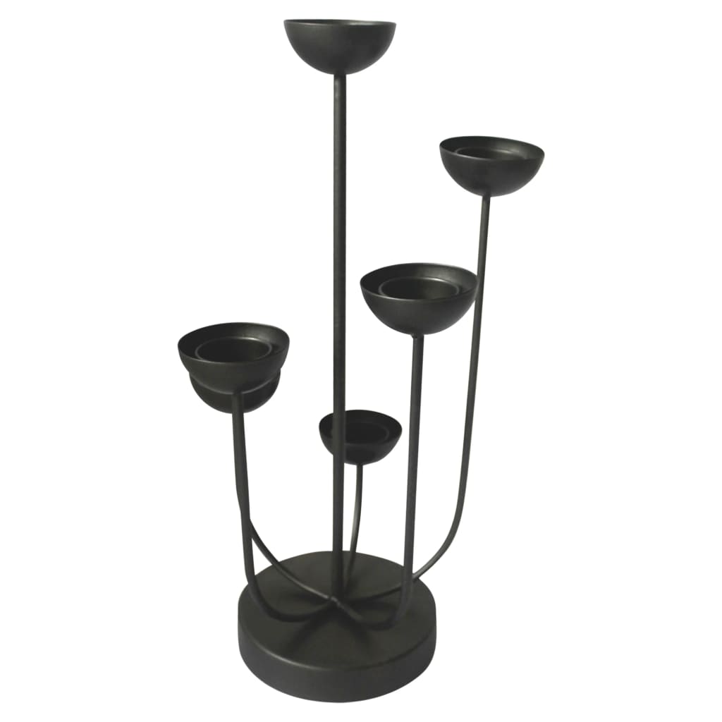 Lesli Living Lesli Living Kerzenstandard Mira 45,5 cm Schwarz
