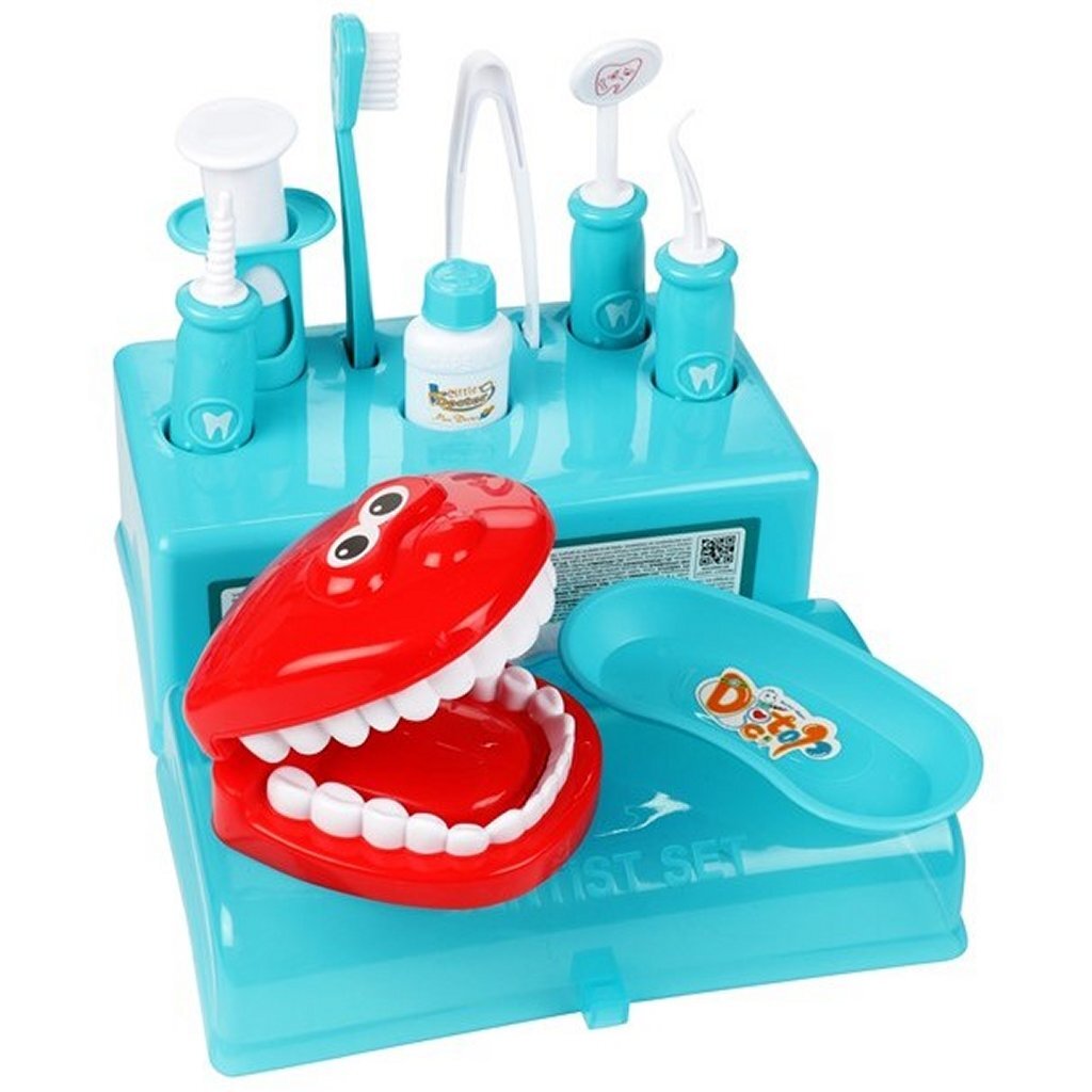 Toi-toys tandartskoffer met accessoires, 10dlg.