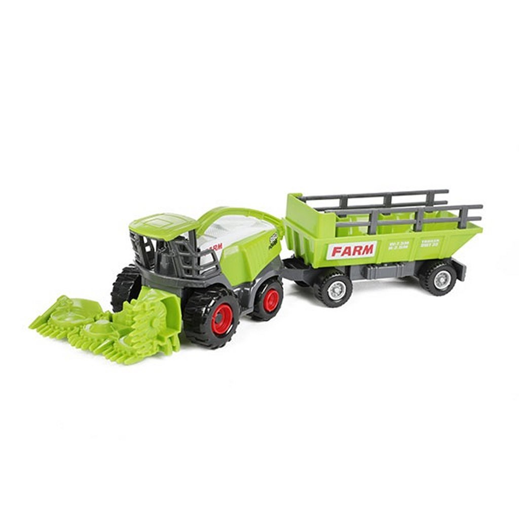 Landwirtschaftliche Fahrzeuge aus Metall, 2 Stück