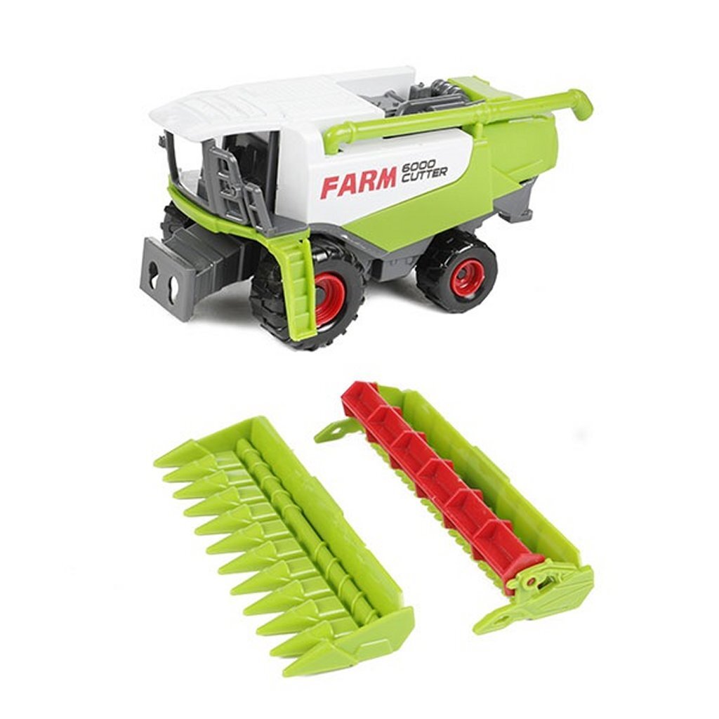 Landwirtschaftliche Fahrzeuge aus Metall, 2 Stück