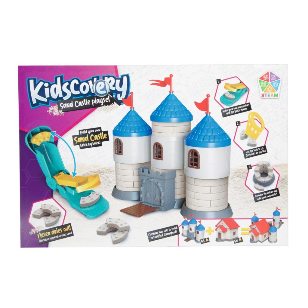 Kidscovery zandhuis bouwen set verschillende uitvoeringen