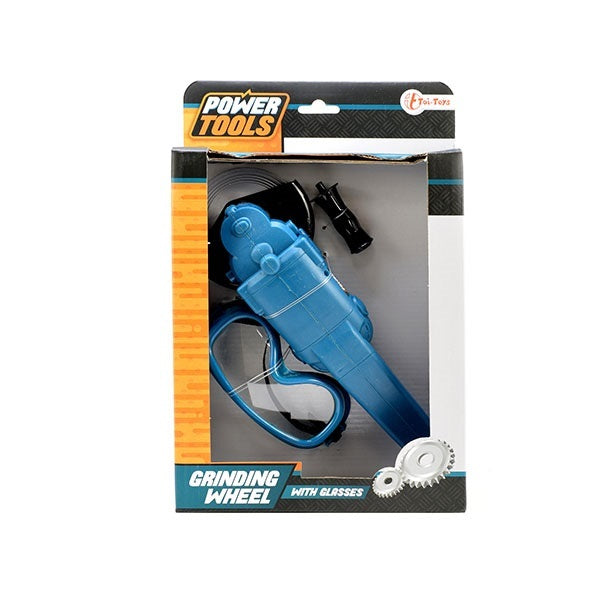 Winkelschleifer von Power Tools mit Schutzbrille