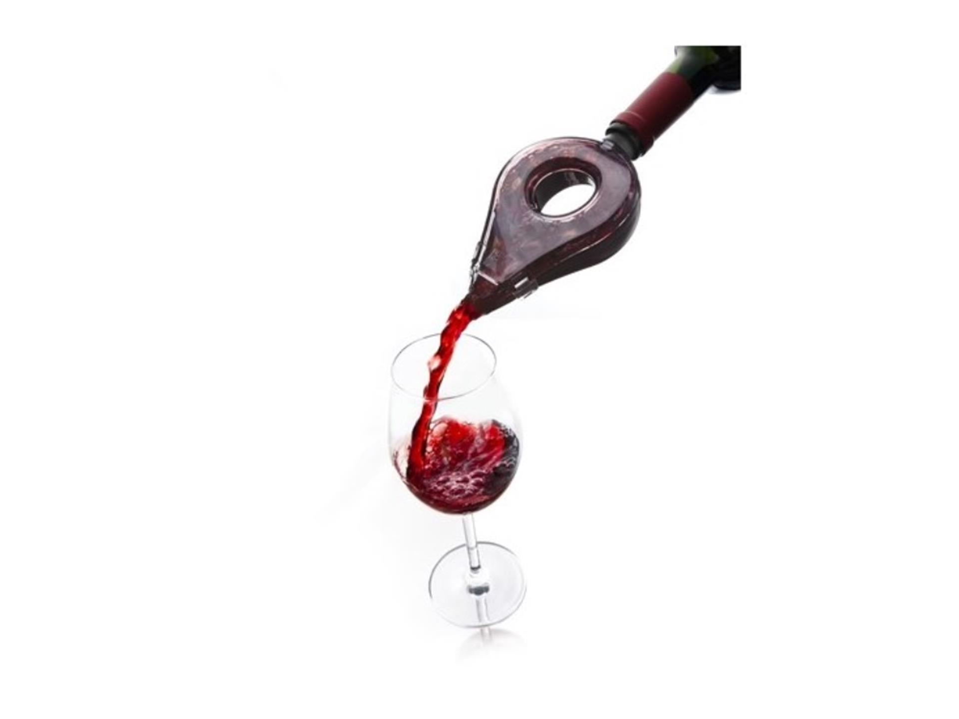 Vacu vin wijnbeluchter grijs