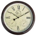 Esschert Design Stationsuhr mit Thermo-Hygrometer 30,5 cm tf009