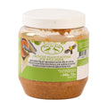 Sonstiges: Erdnussbutter-Plastikglas und Deckel