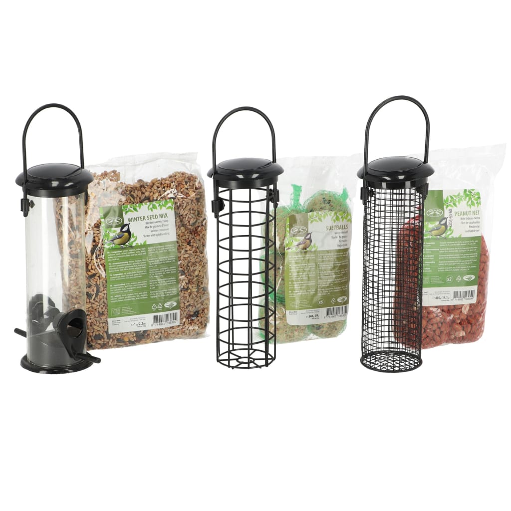 EssCernert Design Esschert Design Vogelfutter-Set 3-teilig